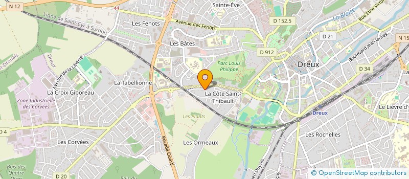 localisation de l'entreprise MONSIEUR LAURENT DELVAL à VERNOUILLET