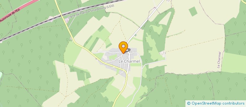 localisation de l'entreprise MONSIEUR LAURENT DELVAL  LE CHARMEL