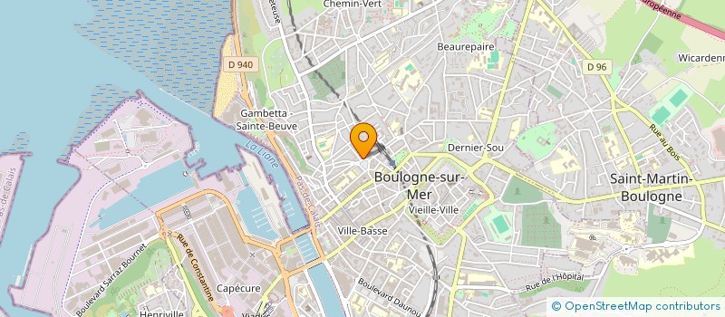 localisation de l'entreprise MONSIEUR LAURENT DELVAUX à BOULOGNE-SUR-MER