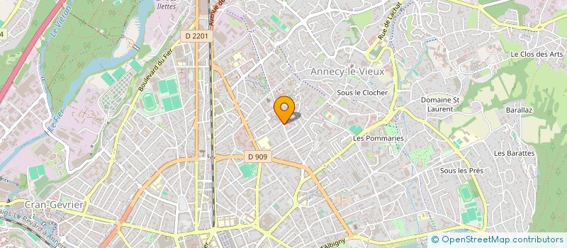 localisation de l'entreprise MONSIEUR LAURENT DELVAUX à ANNECY