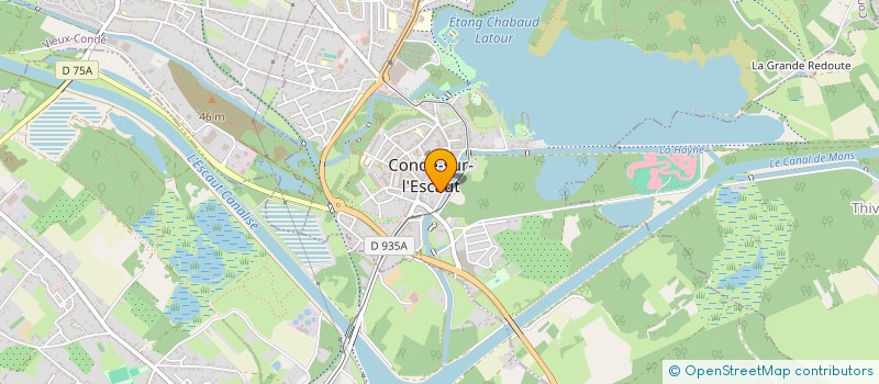 localisation de l'entreprise MONSIEUR LAURENT DEMAIN  CONDE-SUR-L'ESCAUT