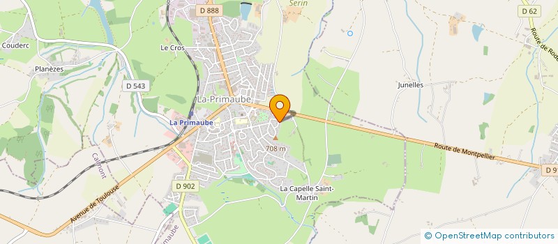 localisation de l'entreprise MONSIEUR LAURENT DEMANESSE à LUC-LA-PRIMAUBE