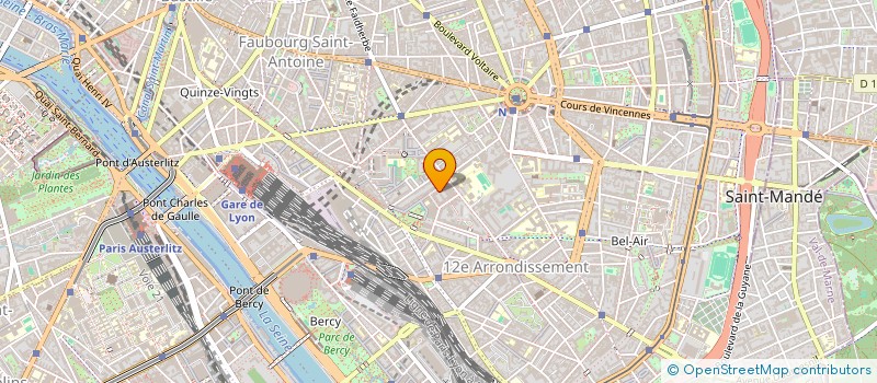 localisation de l'entreprise MONSIEUR LAURENT DEMARRE  PARIS