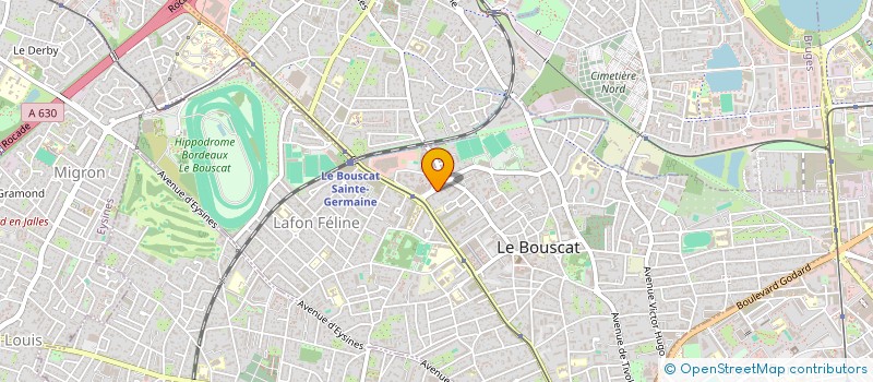 localisation de l'entreprise MONSIEUR LAURENT DEMARTY  LE BOUSCAT