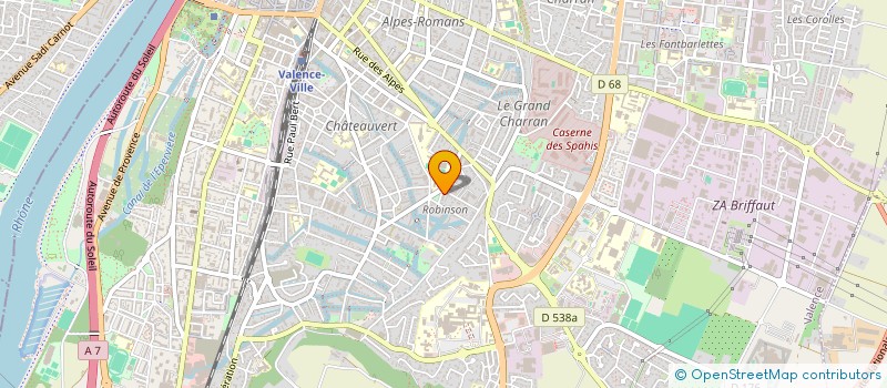 localisation de l'entreprise MONSIEUR LAURENT DEMIERRE  VALENCE