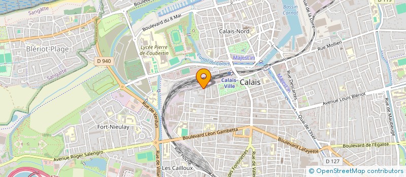 localisation de l'entreprise MONSIEUR LAURENT DEMILLY  CALAIS