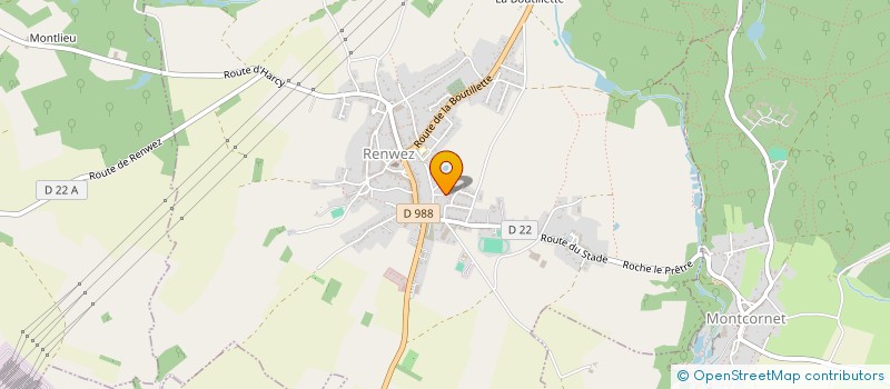 localisation de l'entreprise MONSIEUR LAURENT DENAENE  RENWEZ