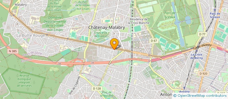 localisation de l'entreprise MONSIEUR LAURENT DENANT-BOEMONT  CHATENAY-MALABRY