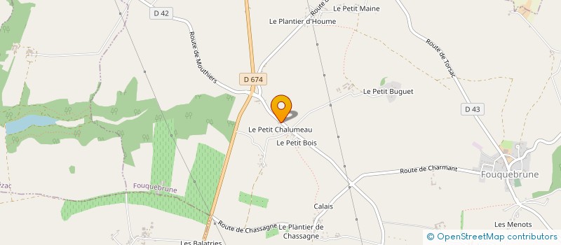 localisation de l'entreprise MONSIEUR LAURENT DENARD à FOUQUEBRUNE