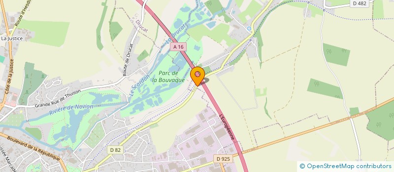 localisation de l'entreprise MONSIEUR LAURENT DENGREVILLE à ABBEVILLE