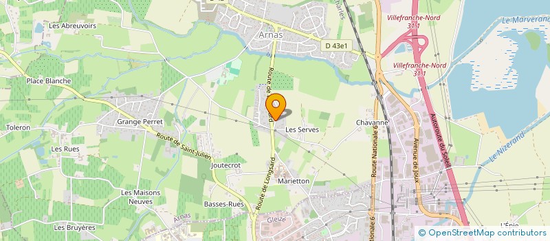 localisation de l'entreprise MONSIEUR LAURENT DENHAUT  ARNAS