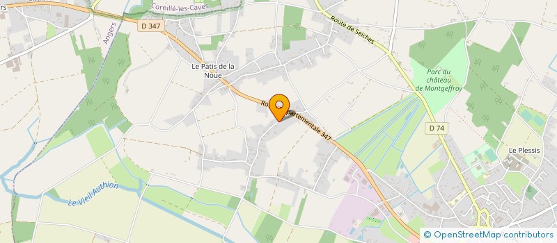 localisation de l'entreprise MONSIEUR LAURENT DENIAU  MAZE-MILON