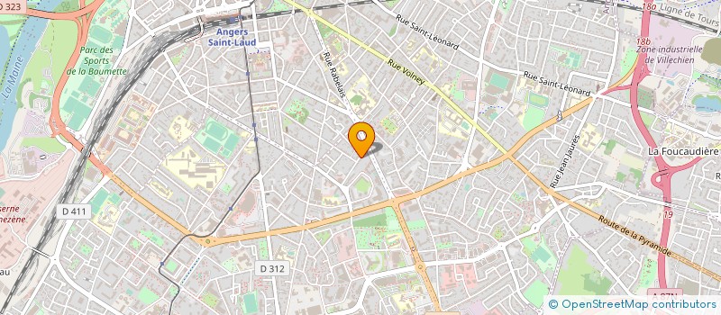 localisation de l'entreprise MONSIEUR LAURENT DENIEUL à ANGERS