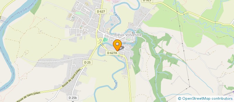 localisation de l'entreprise MONSIEUR LAURENT DENILLE  RIEUX-VOLVESTRE