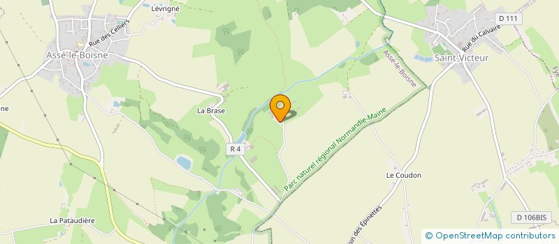 localisation de l'entreprise MONSIEUR LAURENT DENIS  ASSE-LE-BOISNE