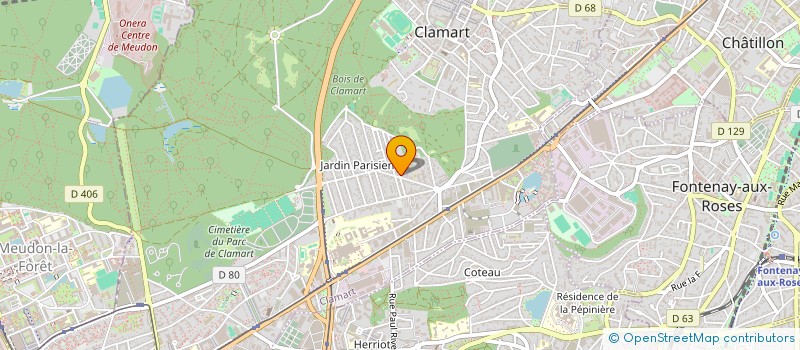 localisation de l'entreprise MONSIEUR LAURENT DEPARDIEU à CLAMART