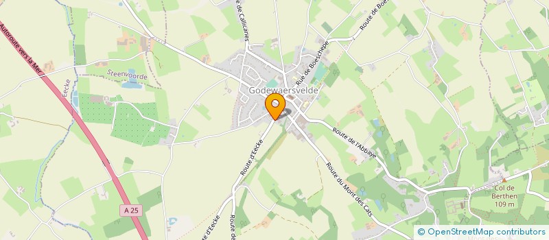 localisation de l'entreprise MONSIEUR LAURENT DEPOORTERE à GODEWAERSVELDE