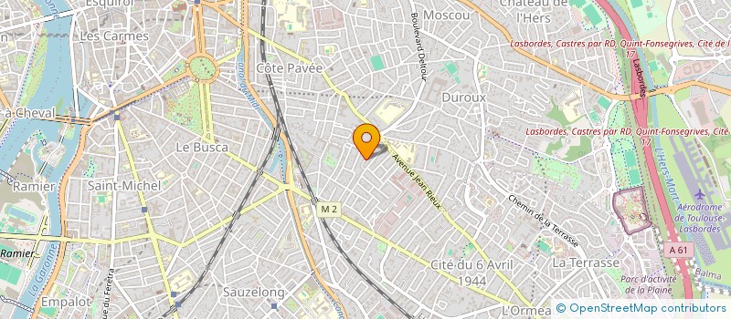 localisation de l'entreprise MONSIEUR LAURENT DEPUTIER à TOULOUSE