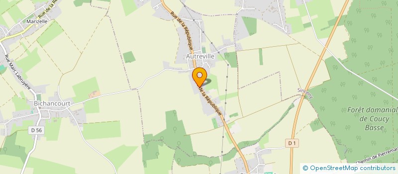 localisation de l'entreprise MONSIEUR LAURENT DERE  AUTREVILLE