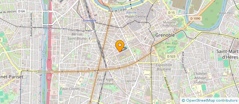 localisation de l'entreprise MONSIEUR LAURENT DEROUCK  GRENOBLE