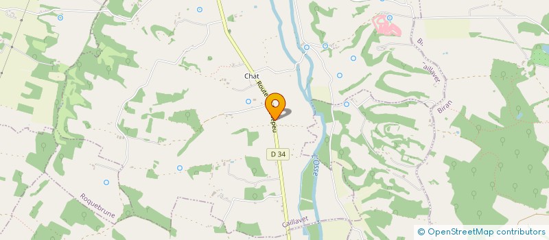 localisation de l'entreprise MONSIEUR LAURENT DERUME  CAILLAVET