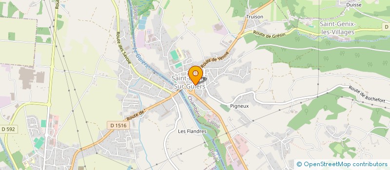 localisation de l'entreprise MONSIEUR LAURENT DESAGNEAUX  SAINT-GENIX-LES-VILLAGES