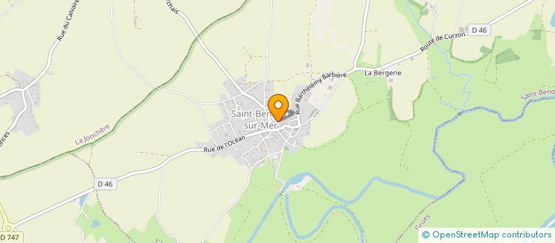 localisation de l'entreprise MONSIEUR LAURENT DESAMY  SAINT-BENOIST-SUR-MER