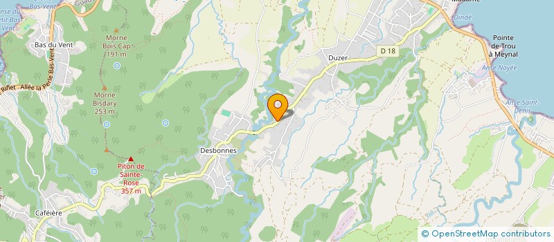 localisation de l'entreprise MONSIEUR LAURENT DESBONNES  SAINTE-ROSE