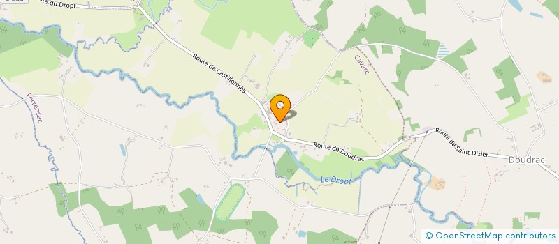 localisation de l'entreprise MONSIEUR LAURENT DESCHAMPS  CAVARC