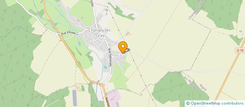 localisation de l'entreprise MONSIEUR LAURENT DESCHAMPS  CHARGEY-LES-GRAY