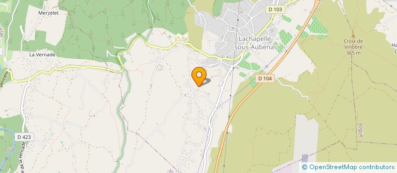 localisation de l'entreprise MONSIEUR LAURENT DESCHAUX  LACHAPELLE-SOUS-AUBENAS