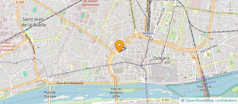 localisation de l'entreprise MONSIEUR LAURENT DESCHE à ORLEANS
