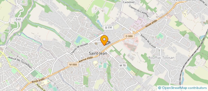 localisation de l'entreprise MONSIEUR LAURENT DESCOUSSE à SAINT-JEAN