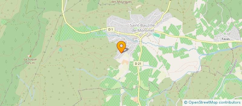localisation de l'entreprise MONSIEUR LAURENT DESCUNS  SAINT-BAUZILLE-DE-MONTMEL
