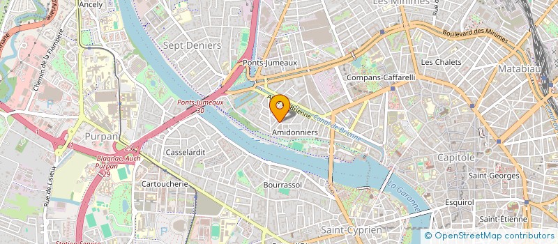localisation de l'entreprise MONSIEUR LAURENT DESCURNINGES à TOULOUSE