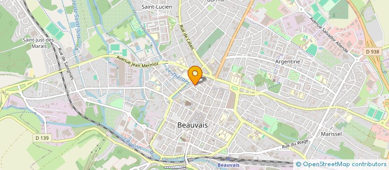 localisation de l'entreprise MONSIEUR LAURENT DESGROUX à BEAUVAIS