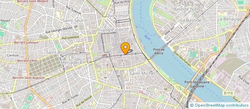 localisation de l'entreprise MONSIEUR LAURENT DESHAYES  BORDEAUX