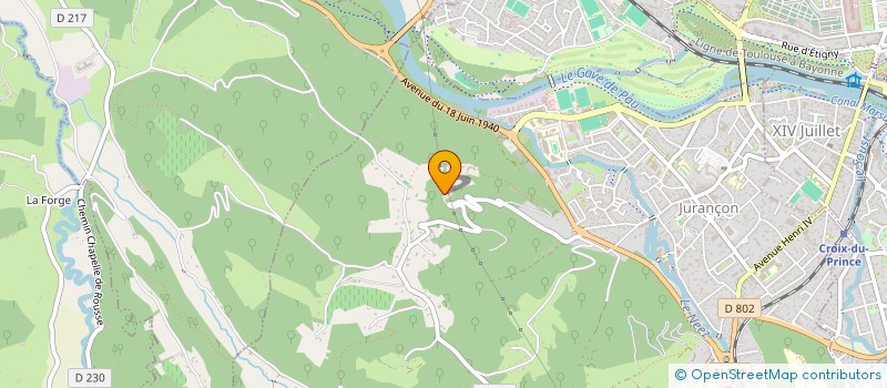 localisation de l'entreprise MONSIEUR LAURENT DESLANDES  JURANCON