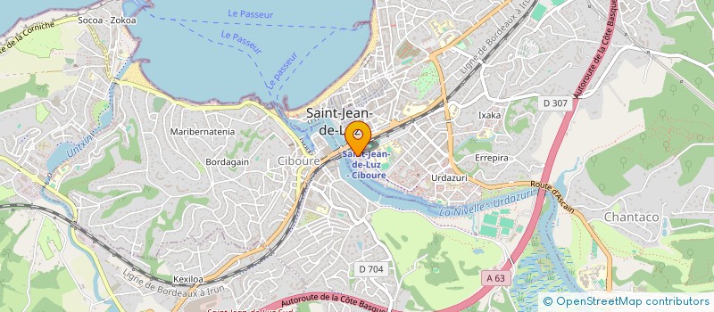 localisation de l'entreprise MONSIEUR LAURENT DESLOQUES à SAINT-JEAN-DE-LUZ