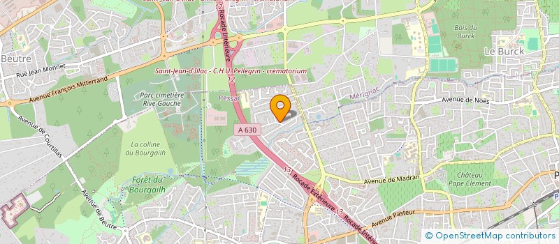 localisation de l'entreprise MONSIEUR LAURENT DESPLAT  PESSAC