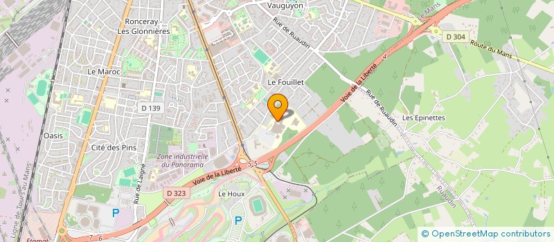 localisation de l'entreprise MONSIEUR LAURENT DESPORTES à LE MANS