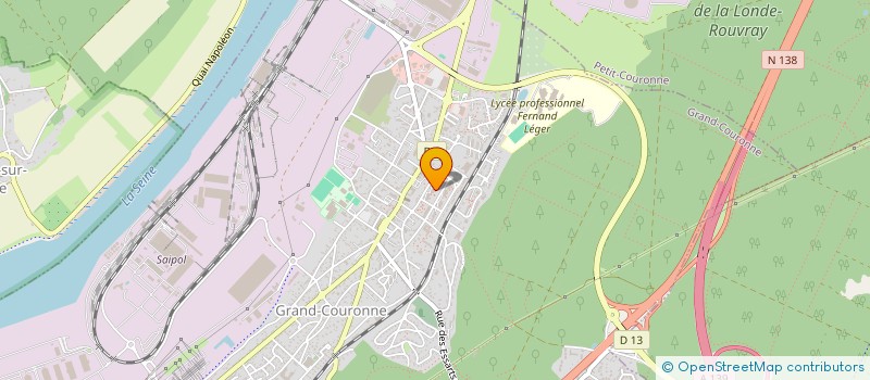 localisation de l'entreprise MONSIEUR LAURENT DEVAUX à GRAND-COURONNE