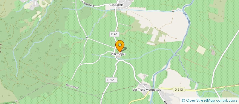 localisation de l'entreprise MONSIEUR LAURENT DEVELLE  BOUTENAC