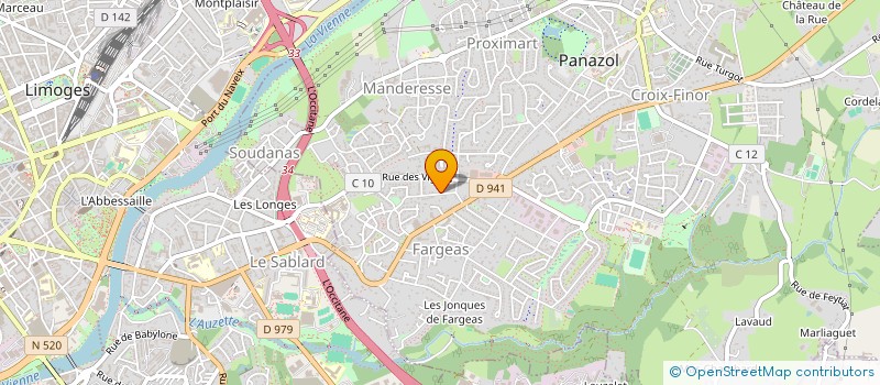 localisation de l'entreprise MONSIEUR LAURENT DEVILLE à PANAZOL
