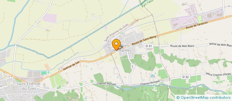 localisation de l'entreprise MONSIEUR LAURENT DEVIMEUX  MAS-BLANC-DES-ALPILLES