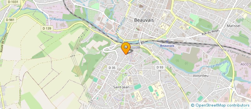 localisation de l'entreprise MONSIEUR LAURENT DEVIN à BEAUVAIS