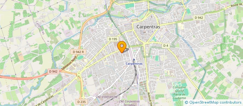 localisation de l'entreprise MONSIEUR LAURENT DEVLIEGER à CARPENTRAS