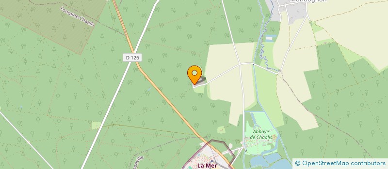 localisation de l'entreprise MONSIEUR LAURENT DEVRIEZE  FONTAINE-CHAALIS