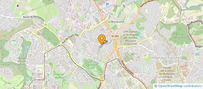 localisation de l'entreprise MONSIEUR LAURENT DEZEUZE à MONTPELLIER