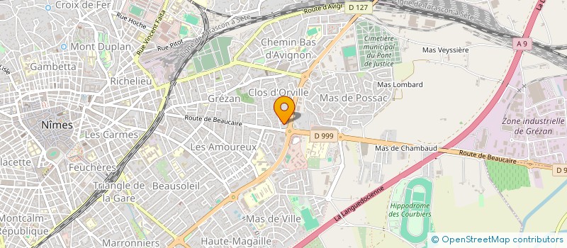 localisation de l'entreprise MONSIEUR LAURENT DHONDT  NIMES